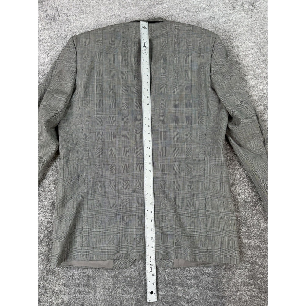 Hugo Boss Suit Jacket 42 R Navy Wool Prince of Whales Galilei Sigma Luxury Coat - Picture 6 of 16